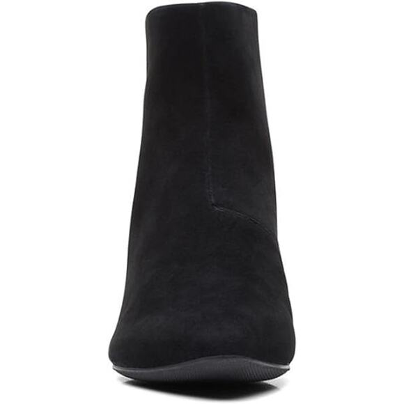 NWT Clarks Teresa Boot Womens Faux Black Suede Zipper Ankle Boots-Size6 - Picture 3 of 7